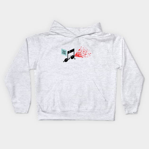 breakup song Kids Hoodie by muag